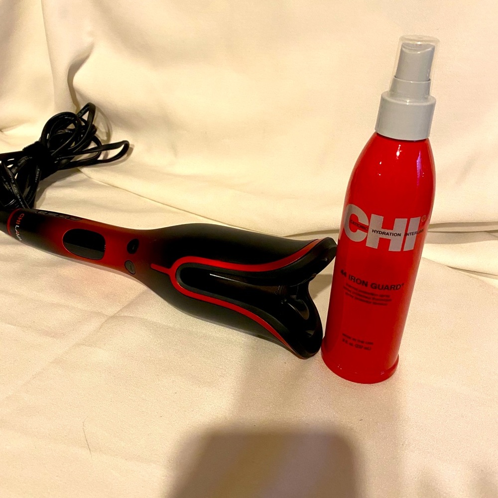CHI curling iron| CHI iron hair protector